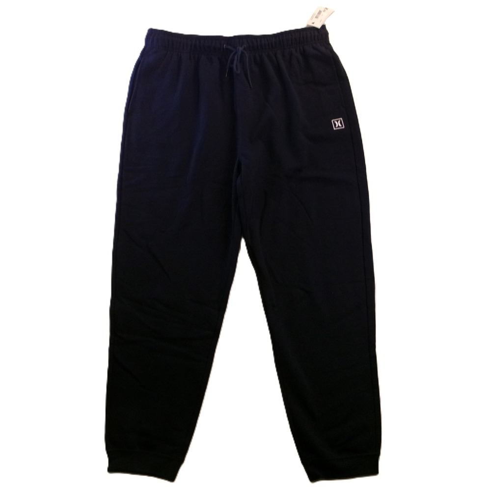 Hurley Men XXL Dark Navy‎ Blue Fleece Jogger Sweatpants NWT Firelight Comfort
